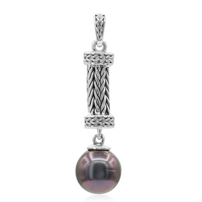 Colgante en plata con Perla cultivada de Tahití (Nan Collection)