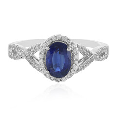 Anillo en plata con Cianita