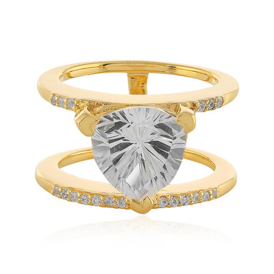 Anillo en plata con Cuarzo blanco