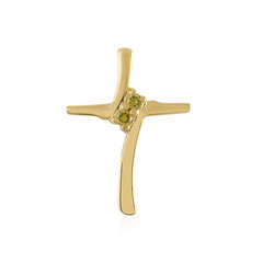 Colgante en plata con Diamante I3 amarillo