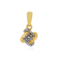 Colgante en plata con I1 (I) Diamante