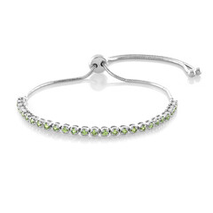 Brazalete en plata con Demantoide de Rusia