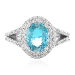Anillo en plata con Zircón de Ratanak Kirí