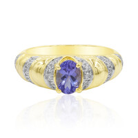 Anillo en oro con Tanzanita (de Melo)