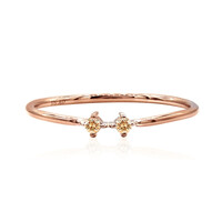 Anillo en oro con Diamante rosa de Francia de Argyle SI1