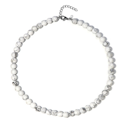 Collar en plata con Howlita