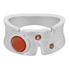 Anillo en plata con Ágata