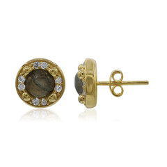 Pendientes en plata con Labradorita