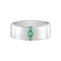 Anillo en plata con Esmeralda de Rusia (de Melo)
