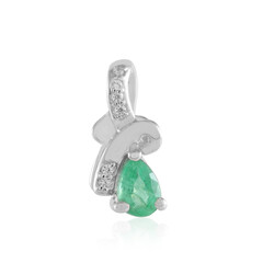 Colgante en plata con Esmeralda de Zambia