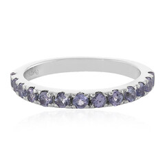 Anillo en plata con Tanzanita