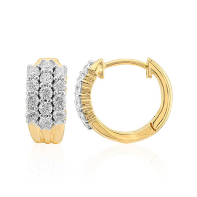 Pendientes en oro con Diamante VVS1 (G) (Annette)