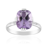 Anillo en plata con Amatista Rosa de Francia