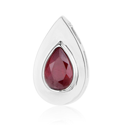 Colgante en plata con Rubí (MONOSONO COLLECTION)