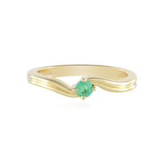 Anillo en plata con Esmeralda de Colombia