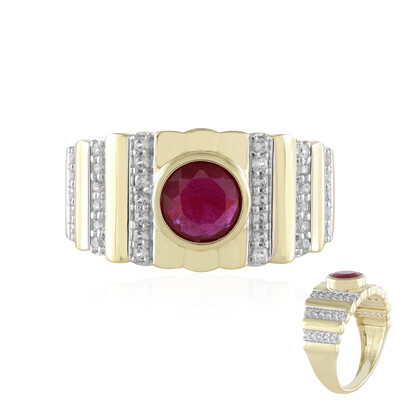 Anillo en oro con Rubí de Madagascar (de Melo)