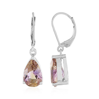 Pendientes en plata con Ametrino de Anahí