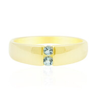 Anillo en oro con Turmalina nigeriana paraiba