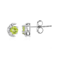 Pendientes en plata con Peridoto