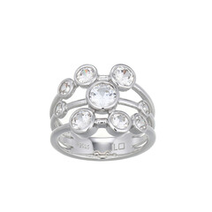 Anillo en plata con Zircón (Adela Silber)