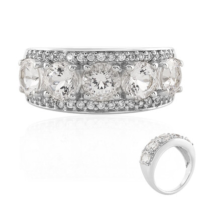 Anillo en plata con Danburita