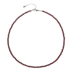 Collar en plata con Granate de Mozambique