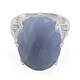 Anillo en plata con Ágata de lazo azul