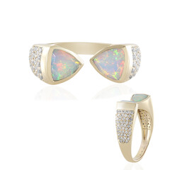Anillo en oro con Ópalo de Welo (de Melo)