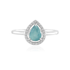 Anillo en plata con Grandidierita