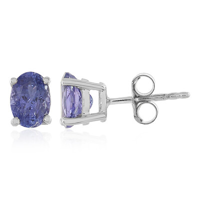 Pendientes en plata con Tanzanita