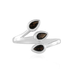 Anillo en plata con Cuarzo ahumado