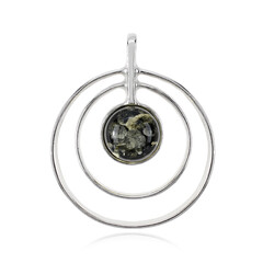 Colgante en plata con Ámbar báltico