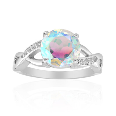 Anillo en plata con Cuarzo Rayo de luna