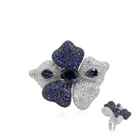 Anillo en oro con Zafiro azul (Estée Collection)