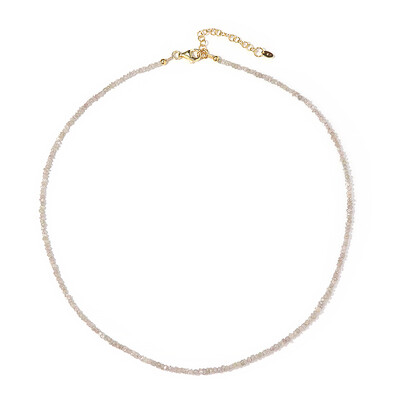 Collar en plata con Diamante fantasía