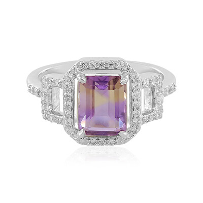 Anillo en plata con Ametrino de Anahí