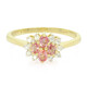 Anillo en plata con Zafiro Padparadscha