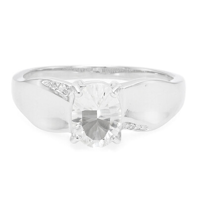 Anillo en plata con Petalita