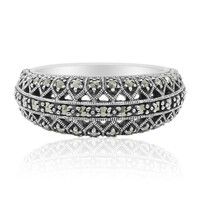 Anillo en plata con Marcasita
