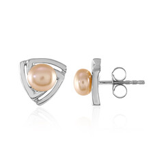 Pendientes en plata con Perla Freshwater