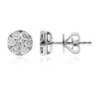 Pendientes en oro con Diamante I1 (H)  (CIRARI)