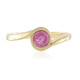 Anillo en plata con Zafiro rosa de Madagascar