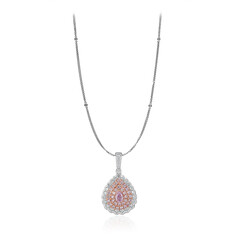 Collar en oro con Diamante rosa I1 (CIRARI)