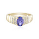 Anillo en oro con Tanzanita