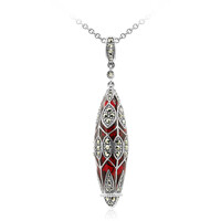 Collar en plata con Marcasita