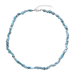 Collar en plata con Larimar