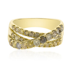Anillo en oro con Diamante fancy SI2 (CIRARI)