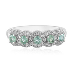 Anillo en plata con Alejandrita