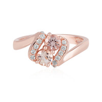 Anillo en plata con Morganita