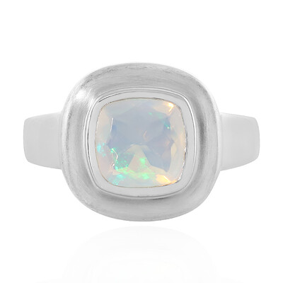 Anillo en plata con Ópalo de Welo (MONOSONO COLLECTION)